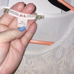 Chelsea and violet blouse